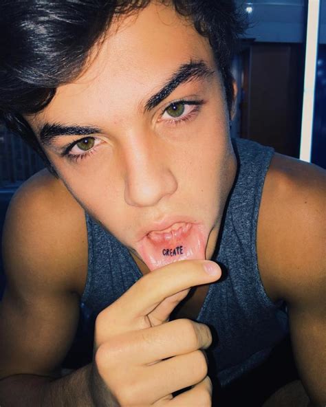 ethan dolan lip tattoo